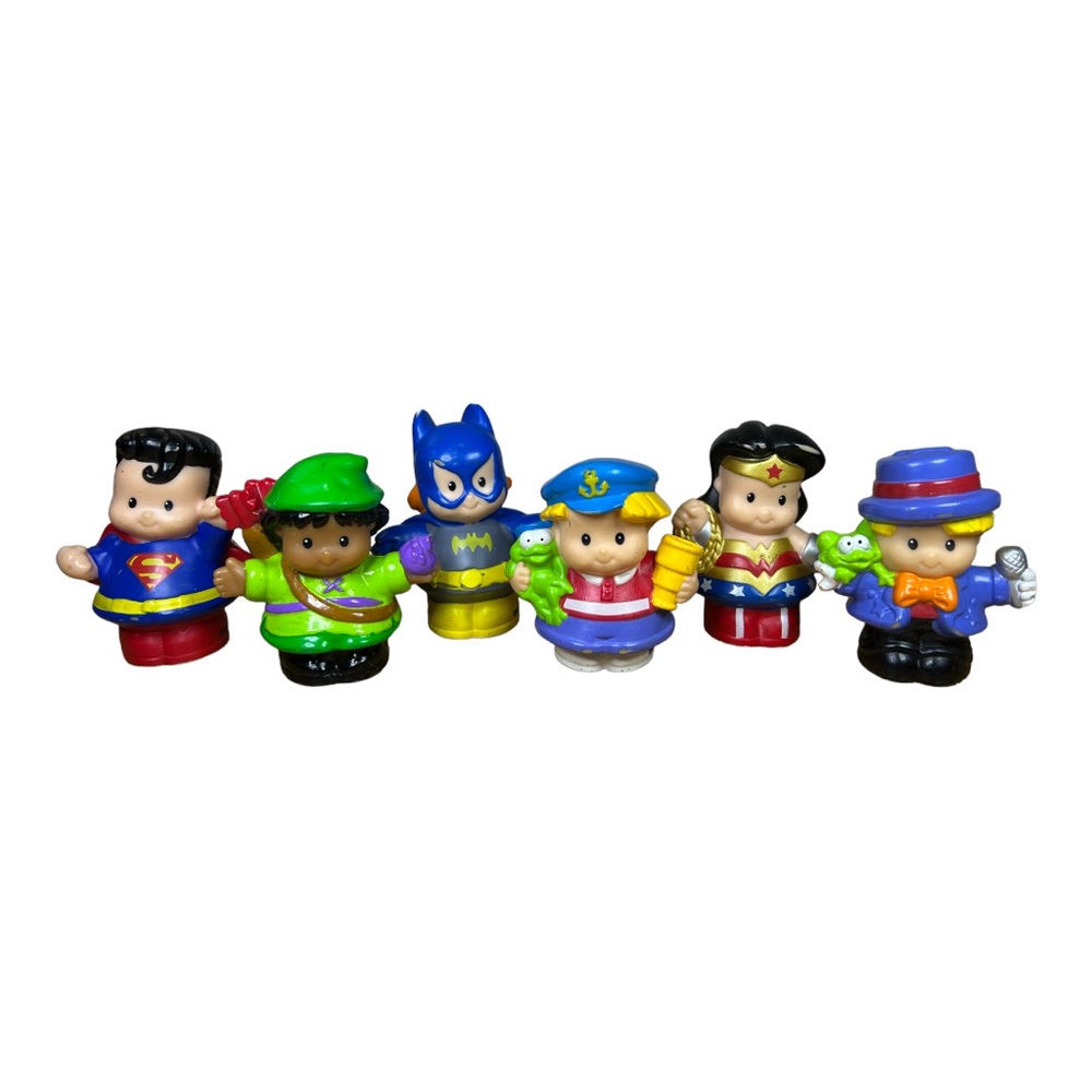 6 Mattel Fisher-Price Little People Figures